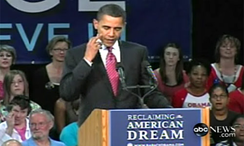 Obama Giving Us the Finger